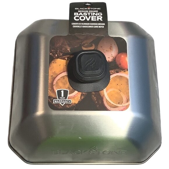 Blackstone 5555 Medium Square Basting Cover Dome Stainless Steel Grill Cookware - Picture 4 of 6